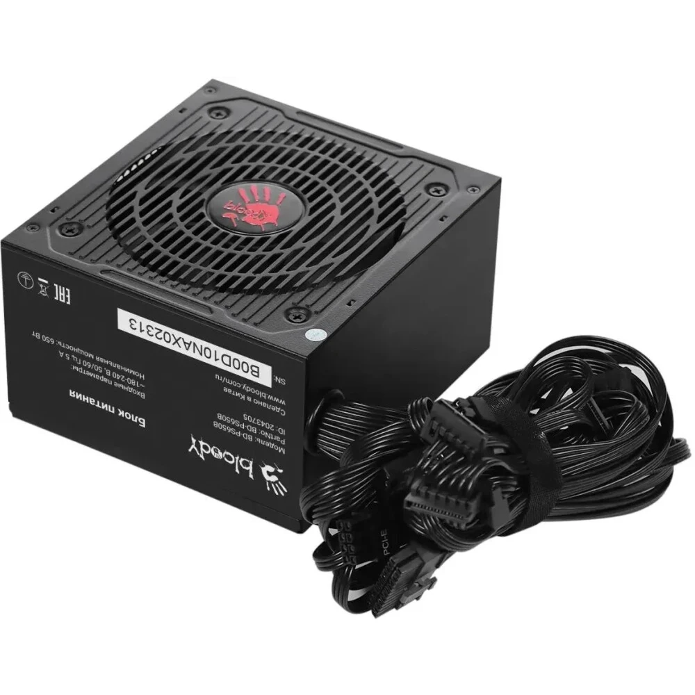 Блок питания Bloody BD-PS650B 650 Вт, 80+ Bronze