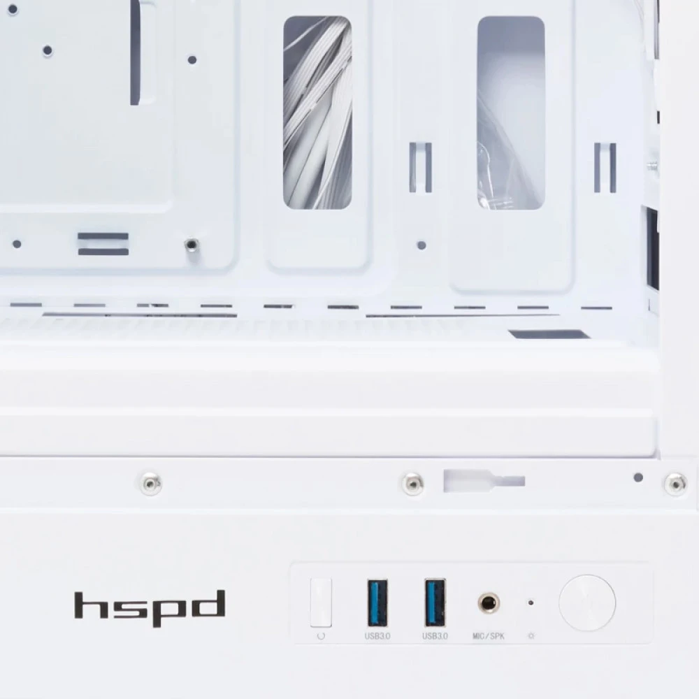 Корпус HSPD M510-TGWH-ARGB Mid-Tower