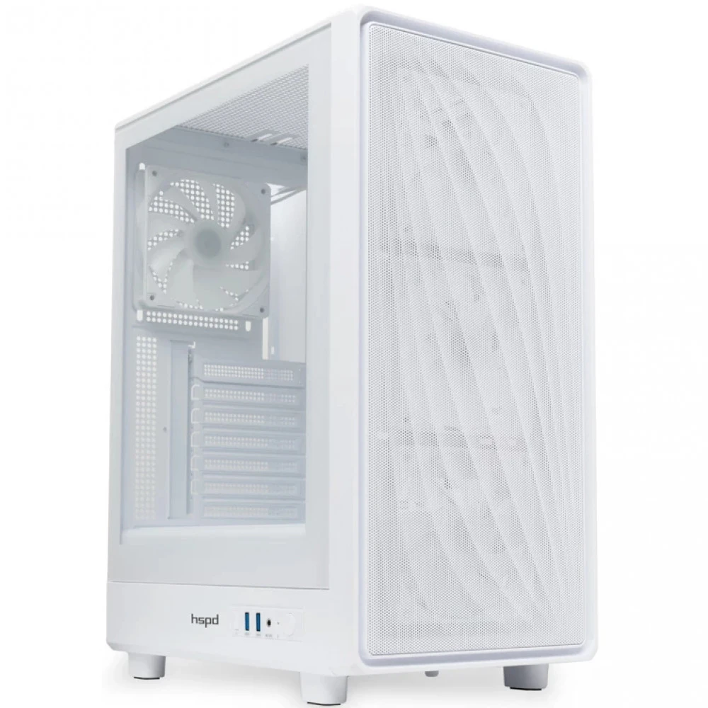 Корпус HSPD M510-TGWH-ARGB Mid-Tower