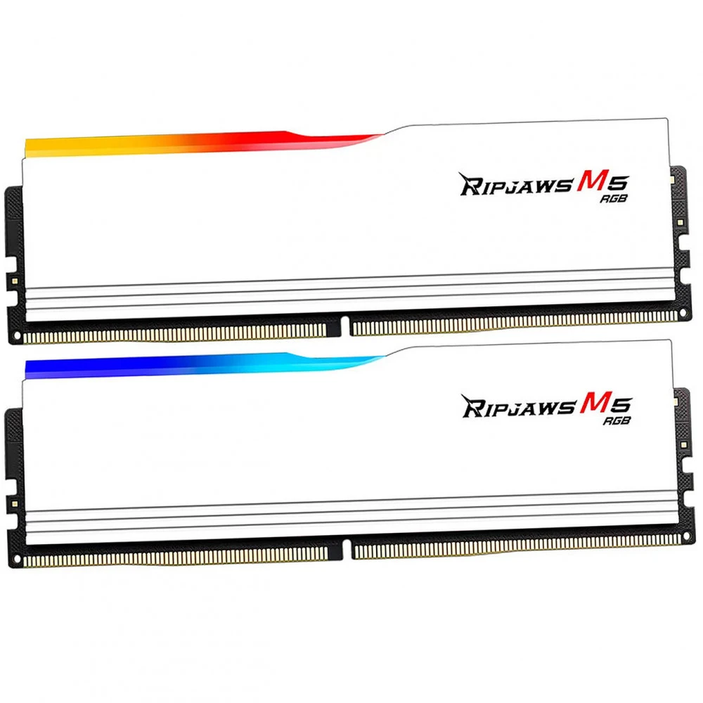 ОЗУ G.Skill RipJaws M5 RGB F5-6400J3239G32GX2-RM5RW DIMM, DDR5, 64 Гб (2 х 32 Гб), 6400 МГц