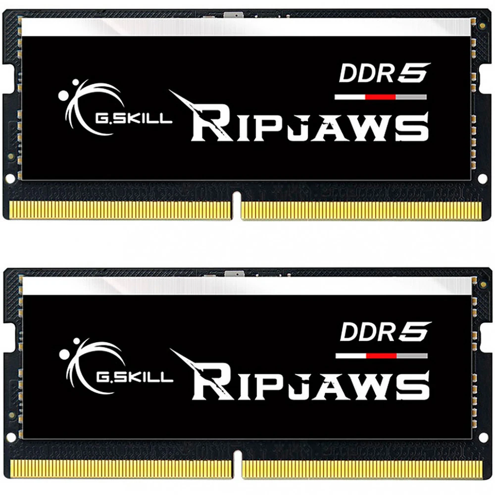 ОЗУ G.Skill RipJaws F5-5600S4645A32GX2-RS SO-DIMM, DDR5, 64 Гб (2 х 32 Гб), 5600 МГц