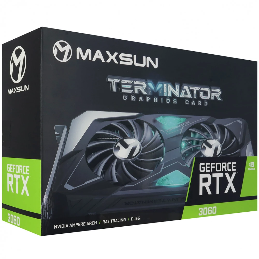 Видеокарта Maxsun RTX 3060 Terminator MS-RTX3060 Terminator 12G S1 12 ГБ
