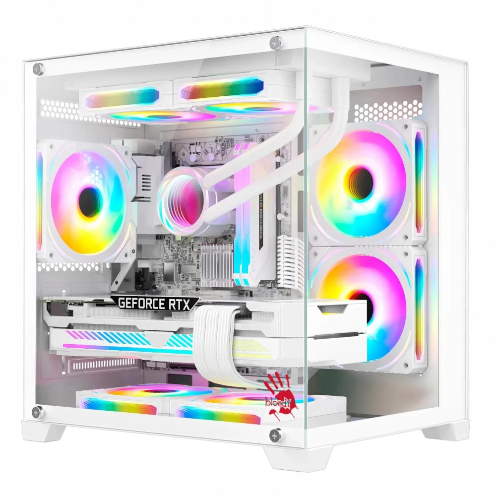 Корпус Bloody BD-CC105 White BD-CC105-WH Mini-Tower