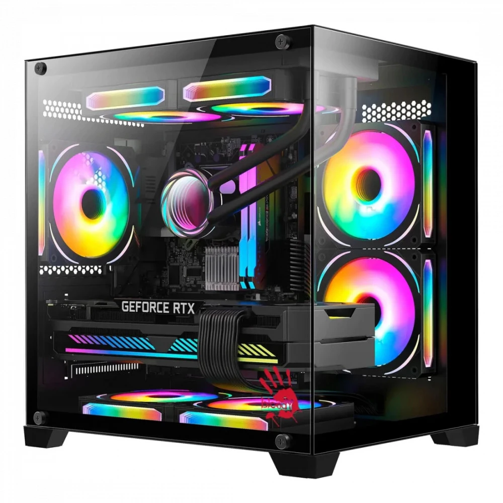 Корпус Bloody BD-CC105 Black BD-CC105-BK Mini-Tower