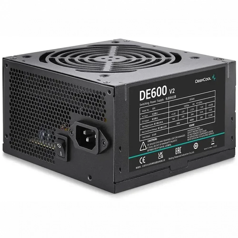Блок питания Deepcool DE600 V2 Game Storm DP-DE600-WGEU-RU/DE600US-PH 450 Вт, 80+ White