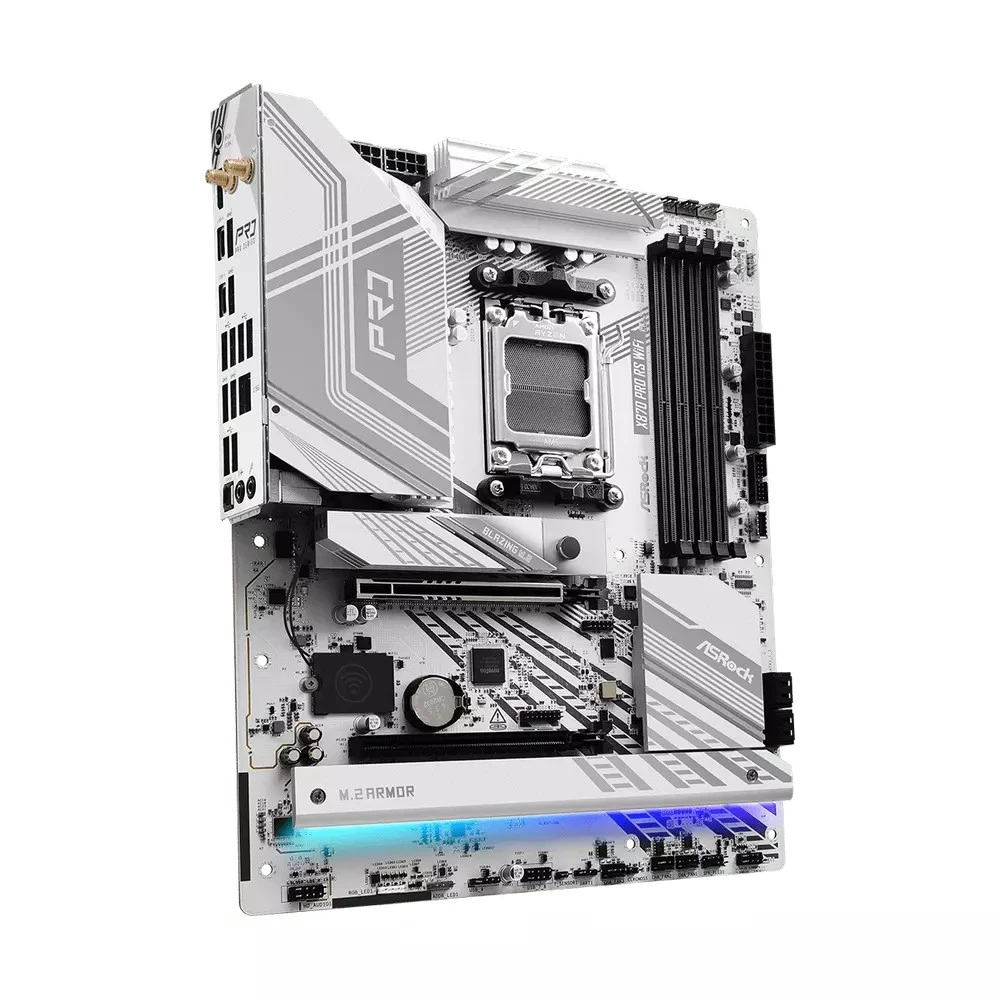 Материнская плата ASRock X870 Pro RS WiFi 90-MXBQ00-A0UAYZ ATX, AMD AM5