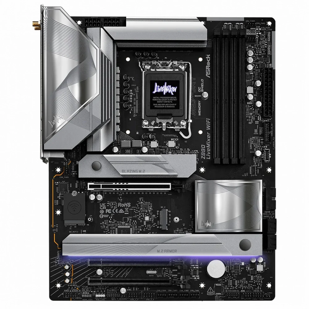 Материнская плата ASRock Z890 LIVEMIXER WIFI ATX, LGA 1851