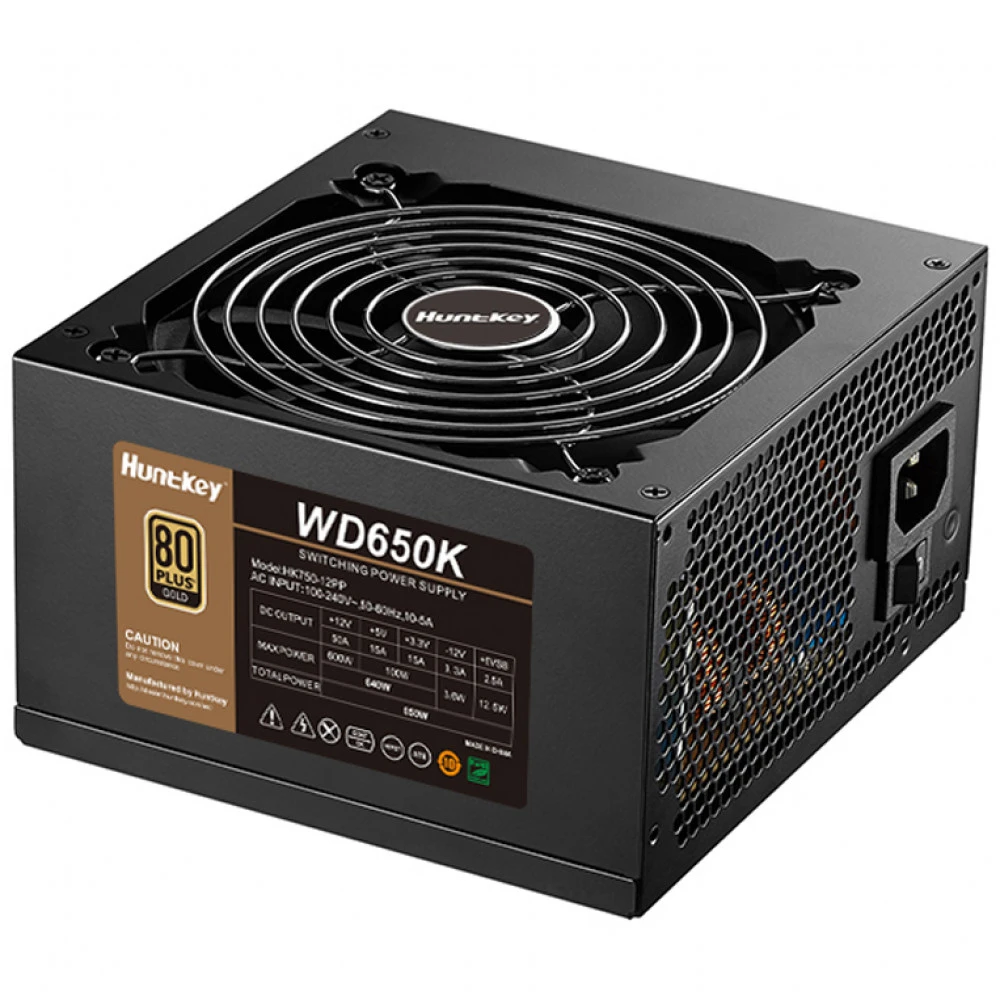 Блок питания Huntkey WD650K P11-700120000R 650 Вт, 80+ Gold