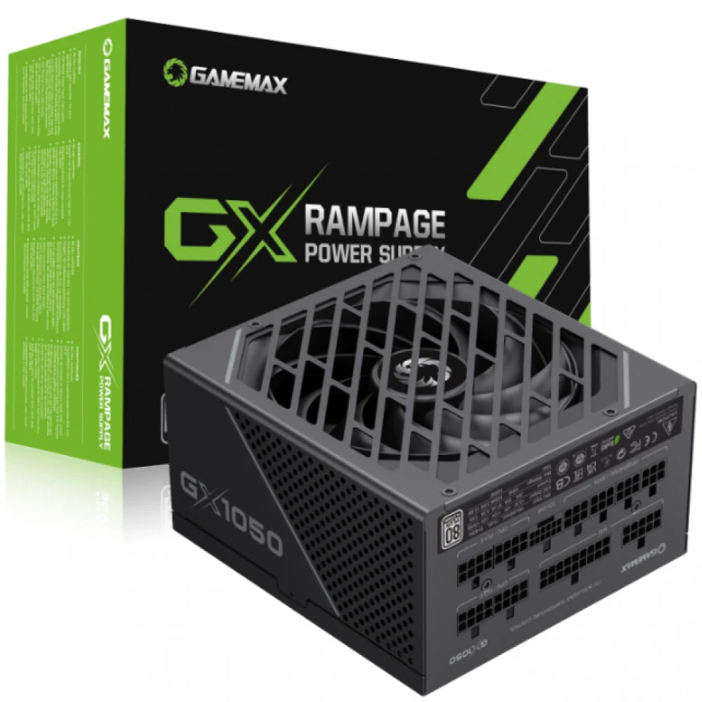 Блок питания GameMax GX-1050 BK 214610500022 1050 Вт, 80+ Platinum