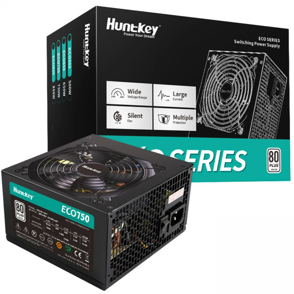 Блок питания Huntkey ECO750 P28-700130000R 750 Вт, 80+