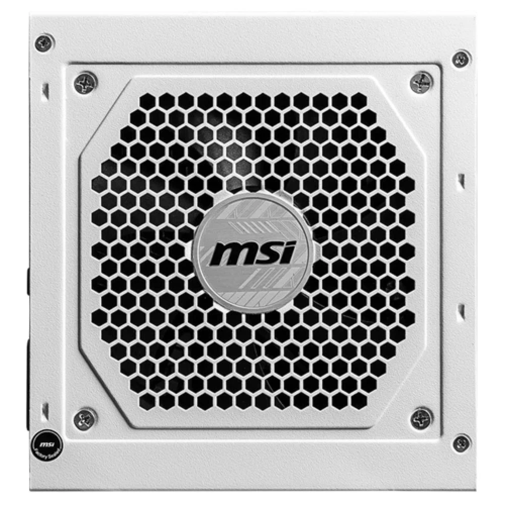 Блок питания MSI MAG A850GL PCIE5 WHITE 850 Вт, 80+ Gold