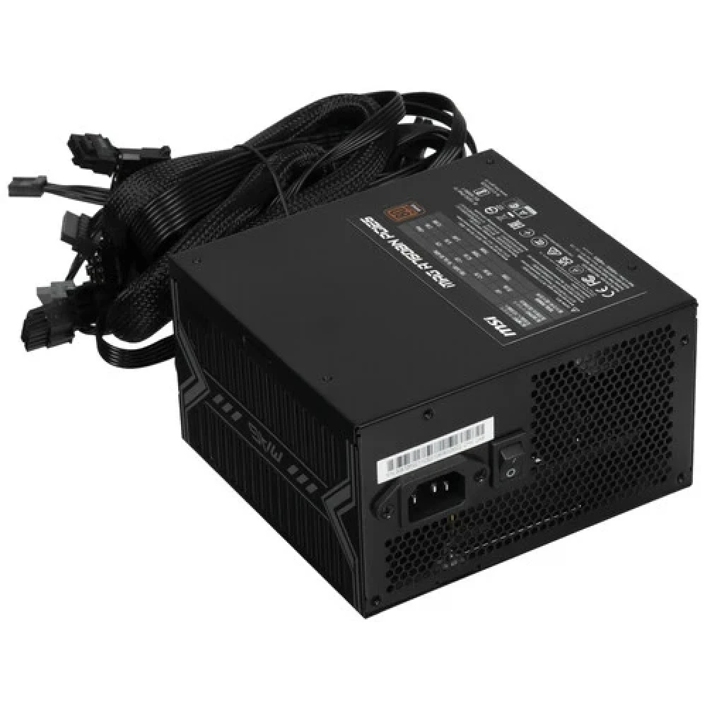 Блок питания MSI MAG A750BN PCIE5 750 Вт, 80+ Bronze