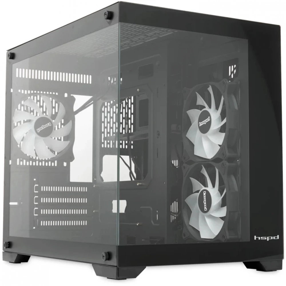 Корпус HSPD F330-TGBK-ARGB Mid-Tower