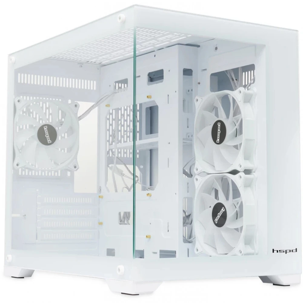 Корпус HSPD F330-TGWH-ARGB Mini-Tower