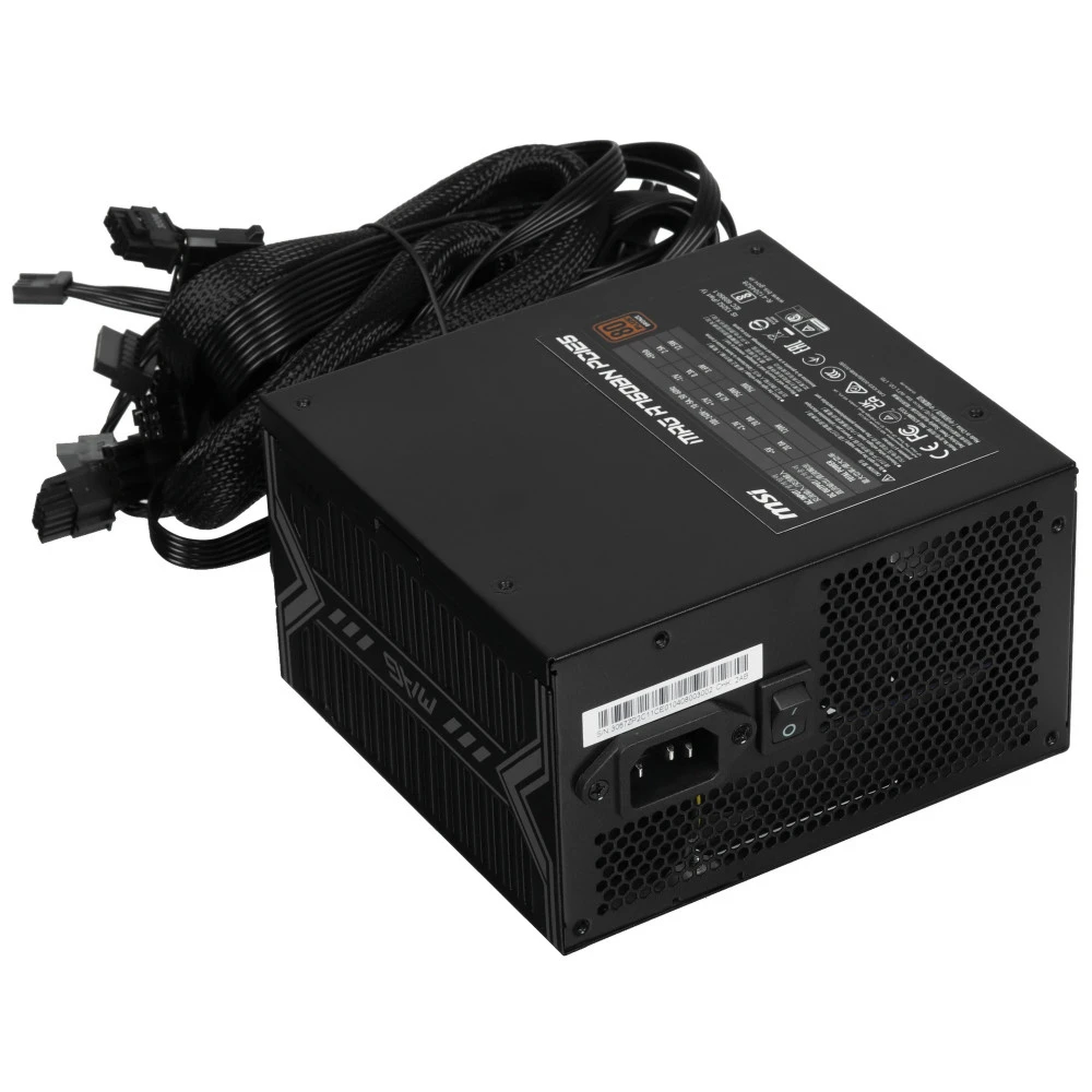 Блок питания MSI MAG A750BN PCIE5 306-7ZP2C11-CE0 750 Вт, 80+ Bronze