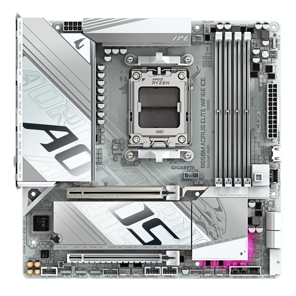 Материнская плата Gigabyte B850M A ELT WF6E ICE Micro-ATX, AMD AM5
