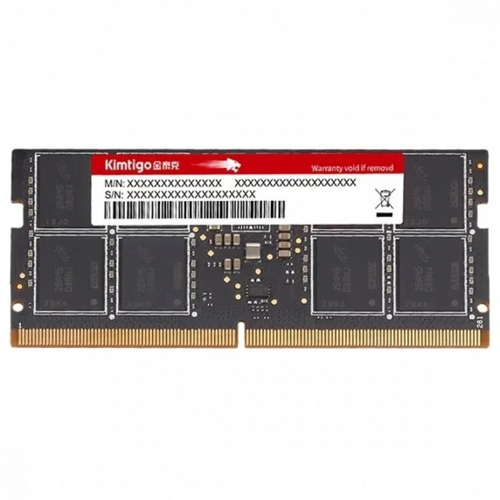 ОЗУ Kimtigo KMLS 8GB 4800 SO-DIMM, DDR5, 8 Гб, 4800 МГц