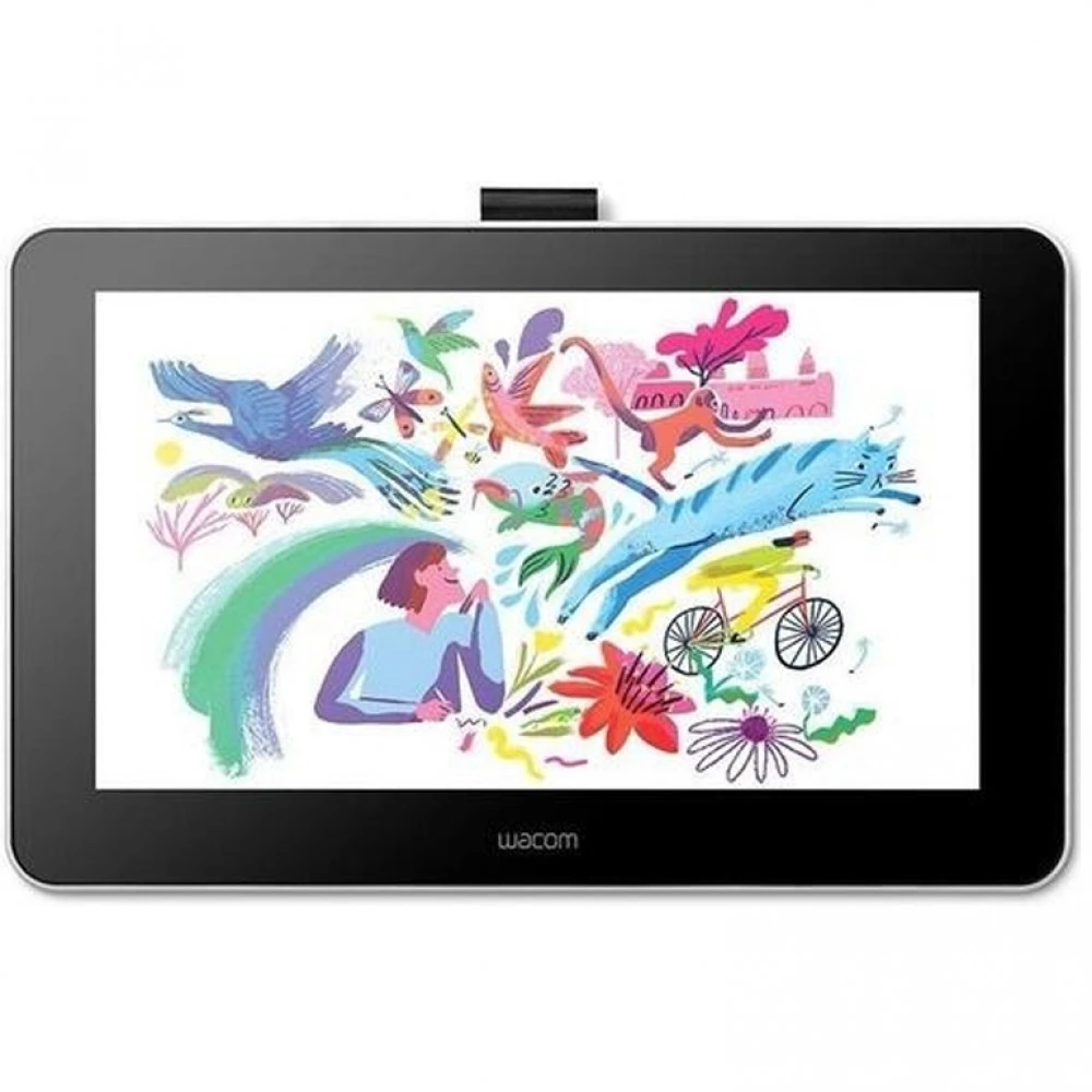 Графический планшет Wacom One 12 pen display DTC121W0B 4096, Цветной дисплей