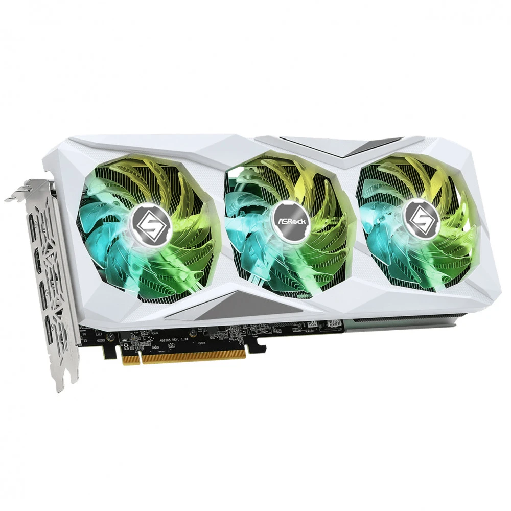 Видеокарта ASRock RX 7600 XT Steel Legend 16 ГБ