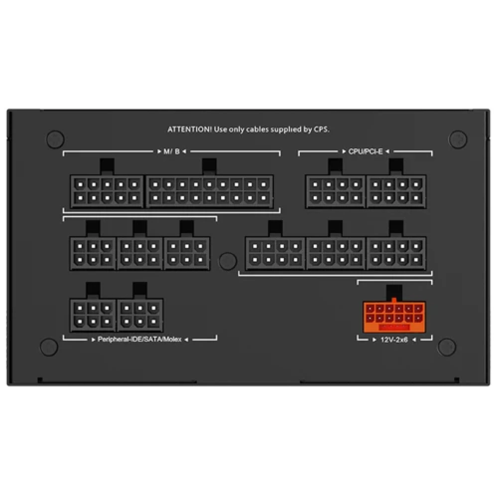 Блок питания PCcooler YS1200 P5-YS1200-G1FFBK1-EU 1200 Вт, 80+ Gold