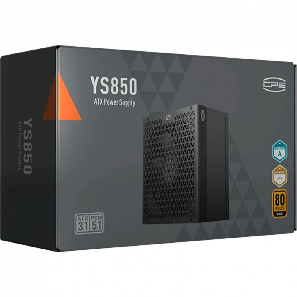 Блок питания PCcooler YS850 P5-YS850-G1F 850 Вт, 80+ Gold