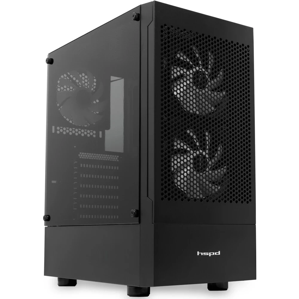 Корпус HSPD M540-TGBK-ARGB Mid-Tower