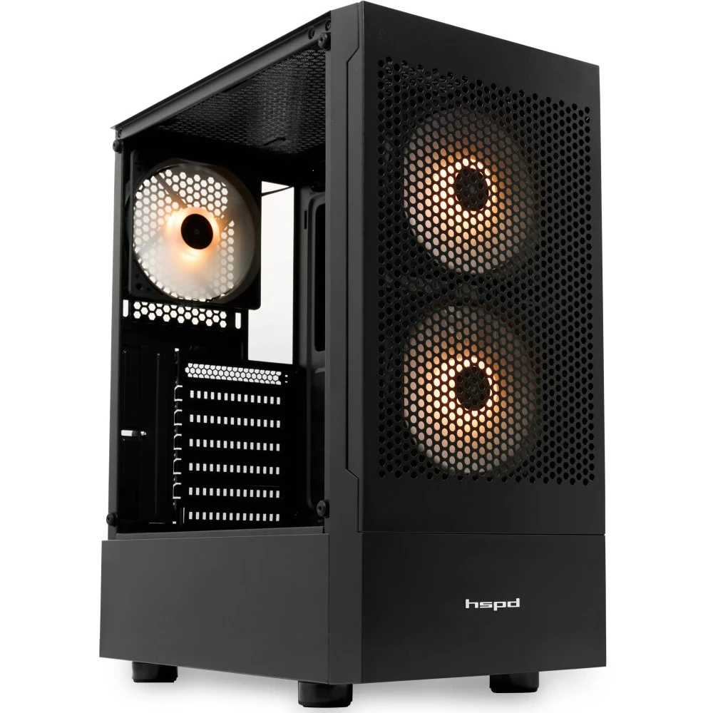 Корпус HSPD M540-TGBK-ARGB Mid-Tower