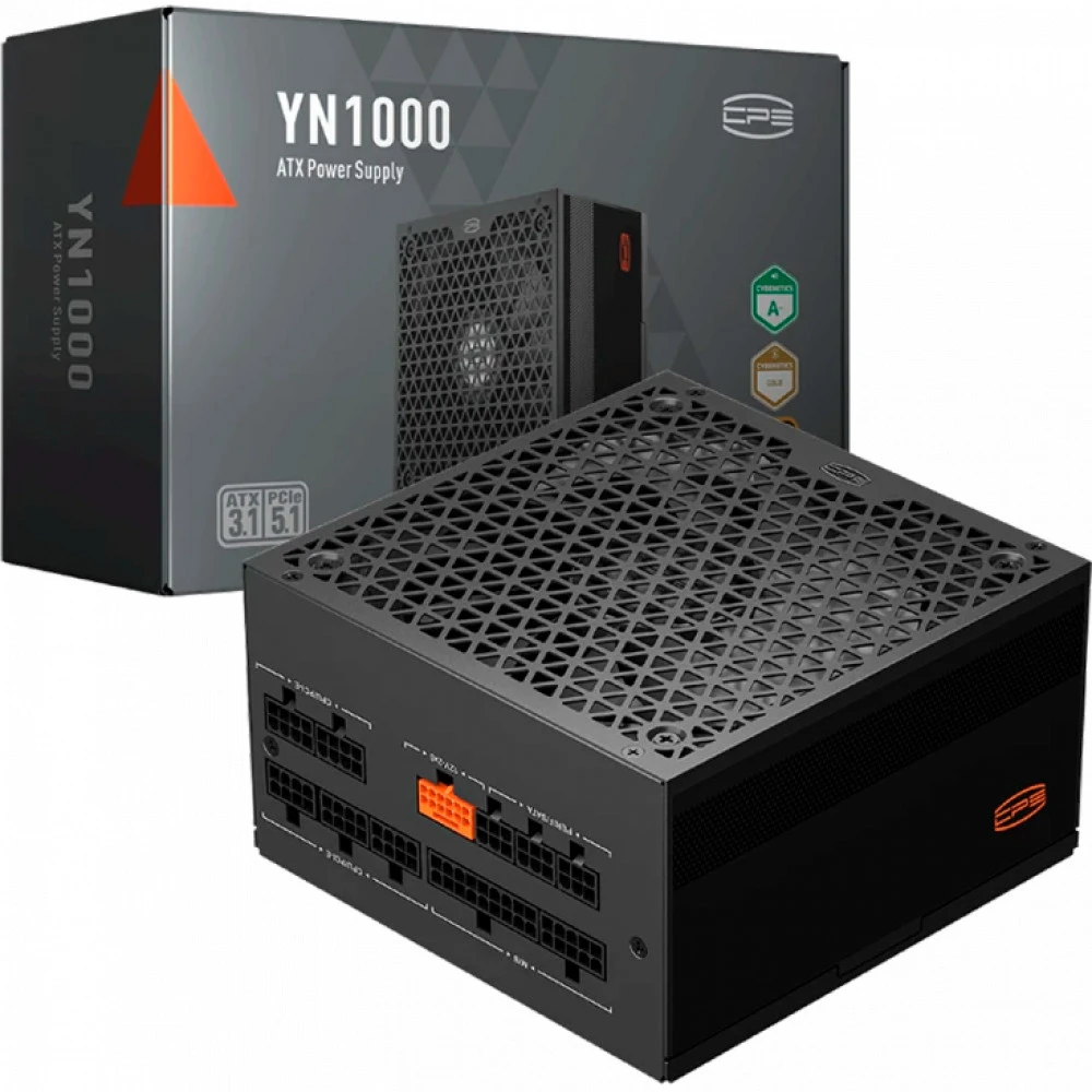 Блок питания PCcooler YN1000 P5-YN1000-G1F 1000 Вт, 80+ Gold