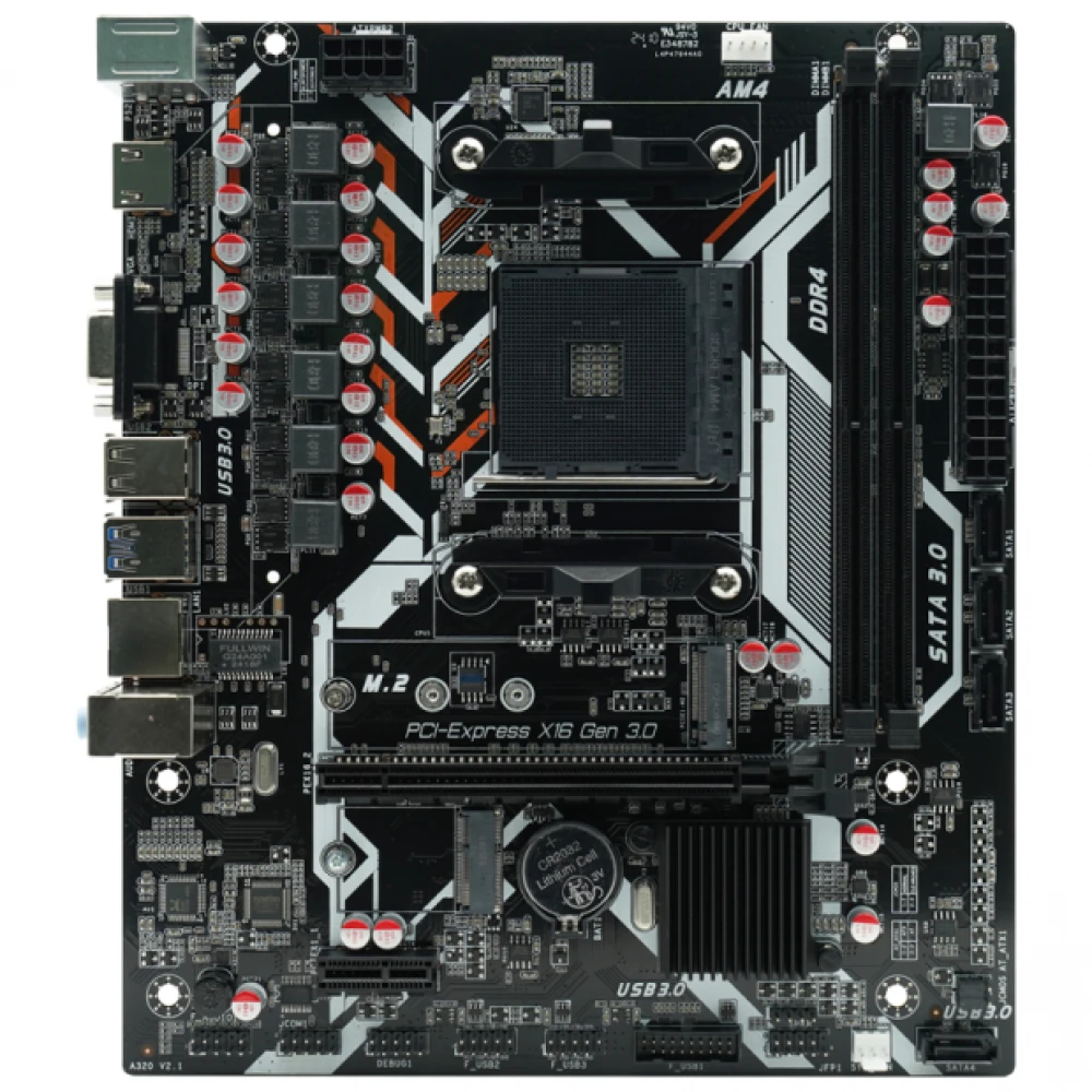 Материнская плата AFOX B450D4-MA5-V2 Micro-ATX, AMD AM4