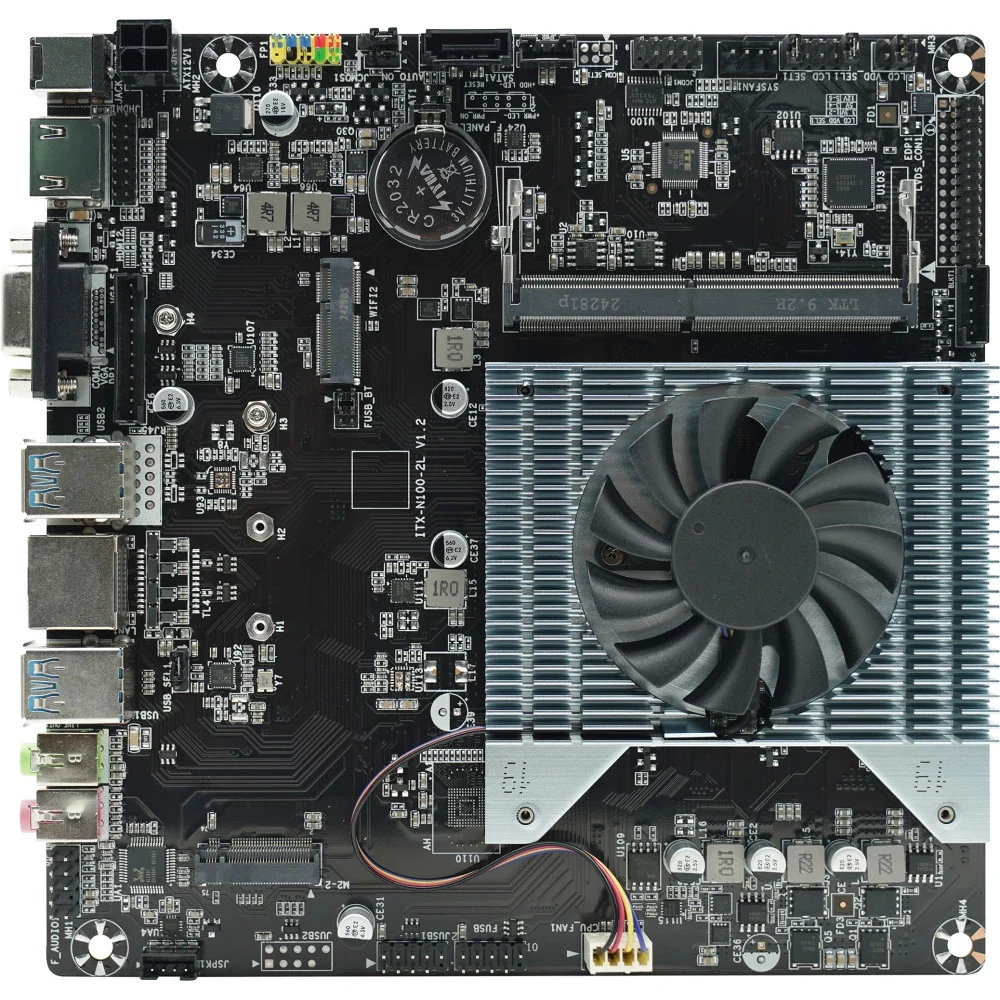 Материнская плата AFOX AFMIN100-1L-V2 Mini-ITX, С интегрированным процессором