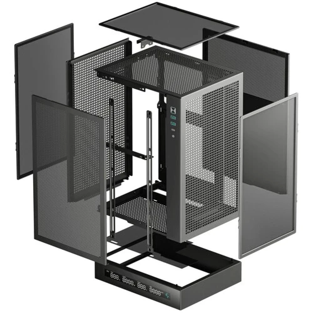 Корпус Deepcool CH170 Digital черный R-CH170-BKNPI0D-G-1 Mini-Tower