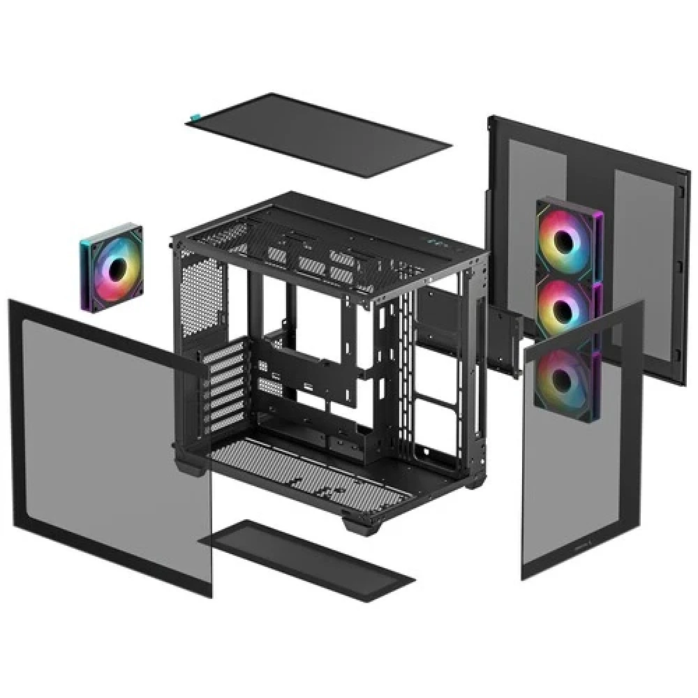 Корпус Deepcool CG530 4F Черный R-CG530-BKADA4-G-1 Mid-Tower