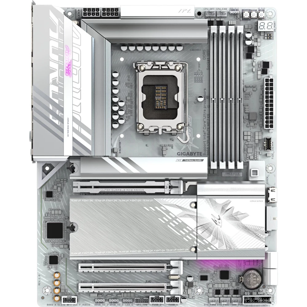 Материнская плата Gigabyte B860 AORUS ELITE WIFI7 ICE ATX, LGA 1851