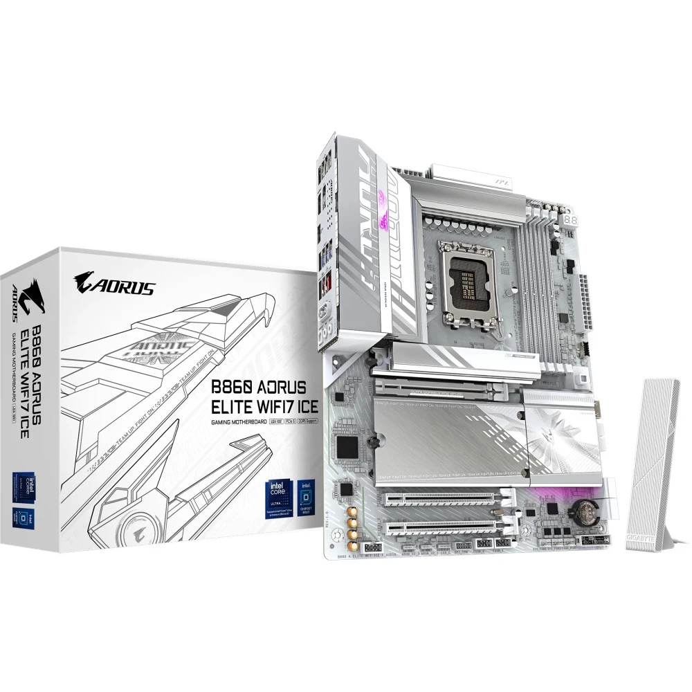 Материнская плата Gigabyte B860 AORUS ELITE WIFI7 ICE ATX, LGA 1851