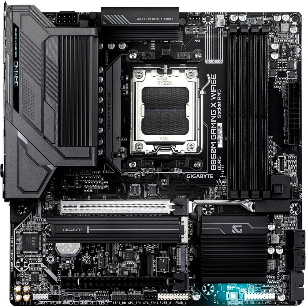 Материнская плата Gigabyte B850M GAMING X WIFI6E Micro-ATX, AMD AM5