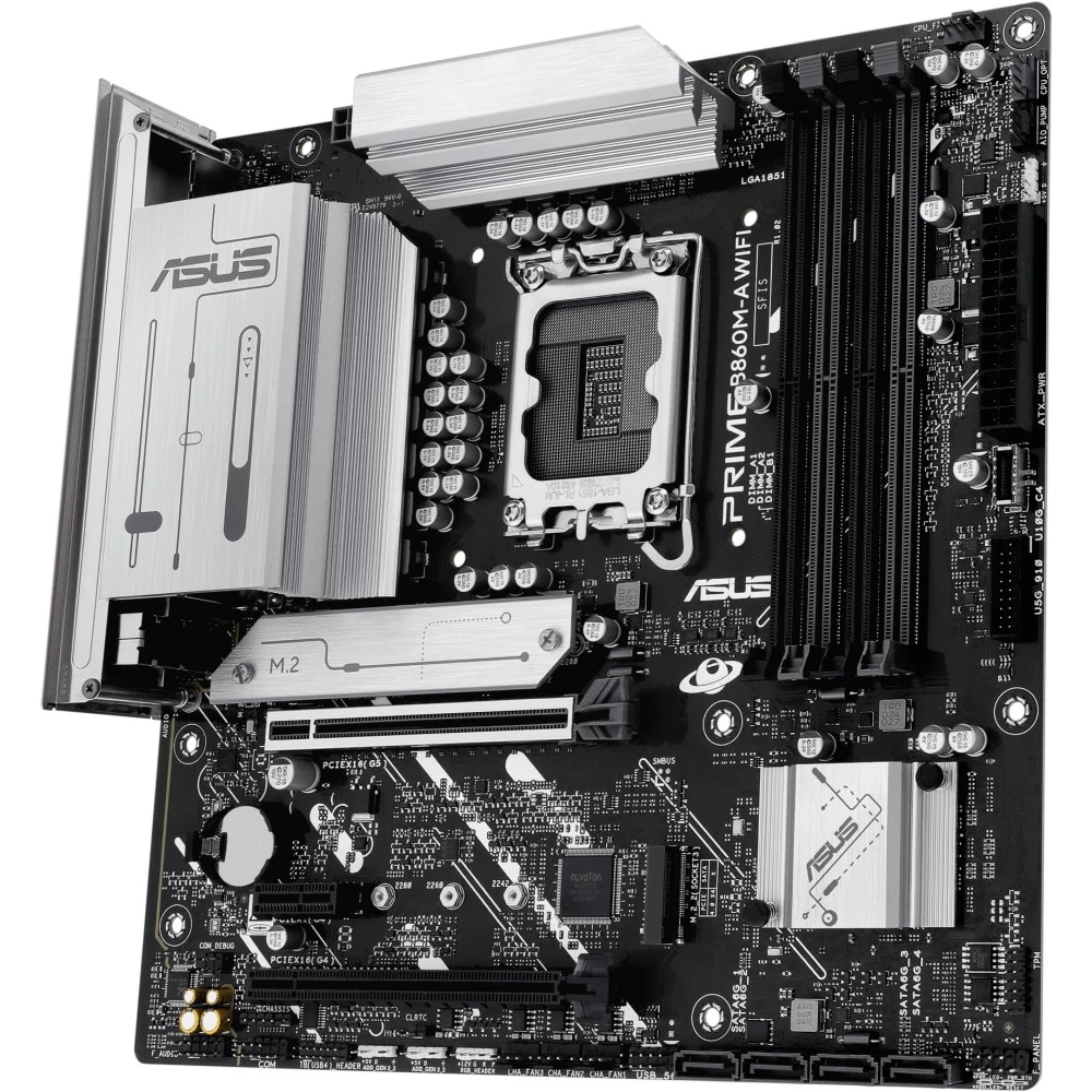 Материнская плата Asus PRIME B860M-A WIFI 90MB1JY0-M0EAY0 Micro-ATX, LGA 1851