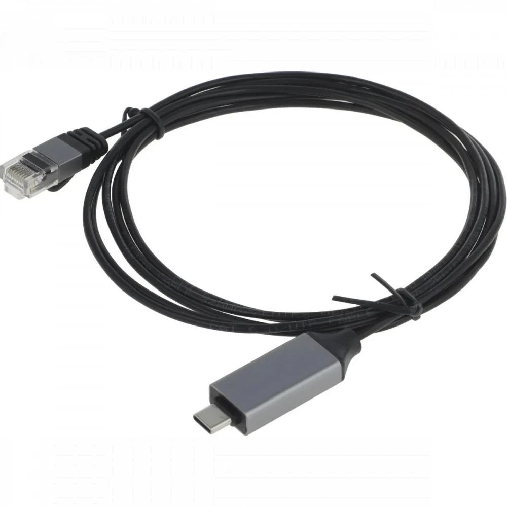 Кабель интерфейсный Buro BU-USB-C-LAN100-2M USB Type C - Ethernet (RJ45) (LAN)