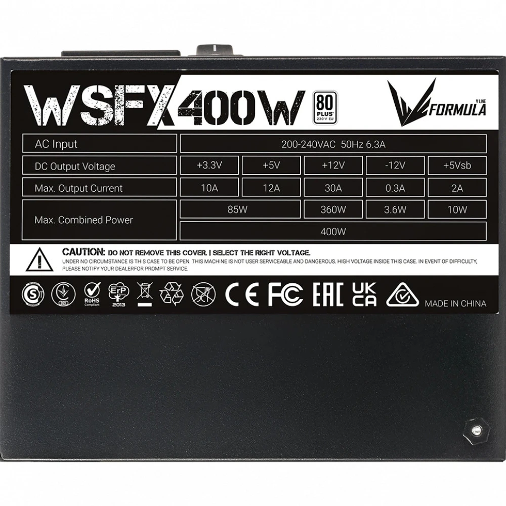 Блок питания Formula WSFX-400 400 Вт, 80+