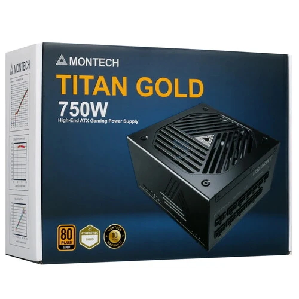 Блок питания Montech TITAN GOLD 750 TITAN GOLD 750 TIS0123 750 Вт, 80+ Gold