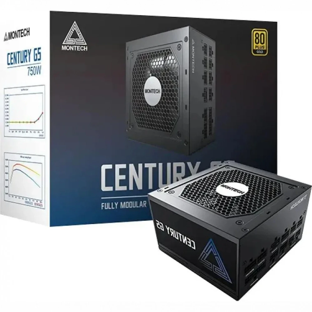 Блок питания Montech CENTURY GOLD G5 750 750 Вт, 80+ Gold