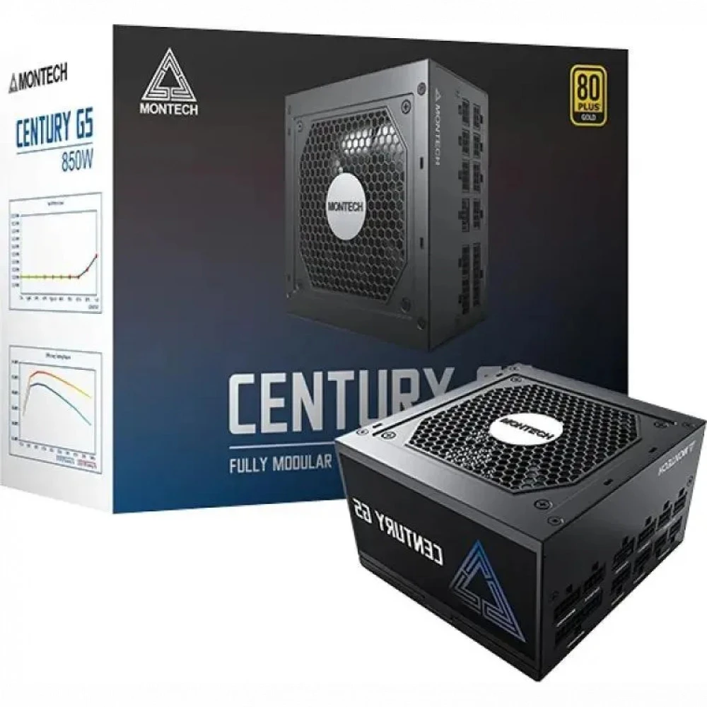 Блок питания Montech CENTURY GOLD G5 850 850 Вт, 80+ Gold