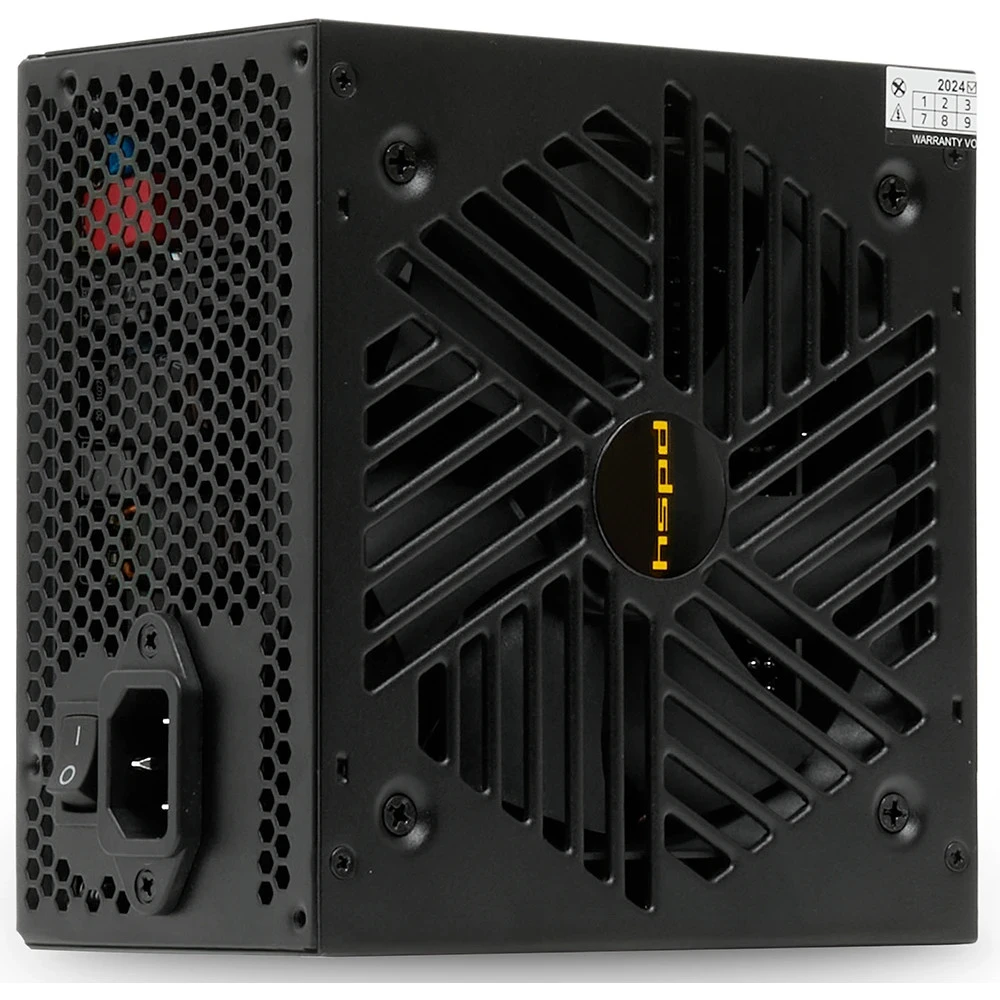 Блок питания HSPD HSK-750GF-BK 750 Вт, 80+ Gold