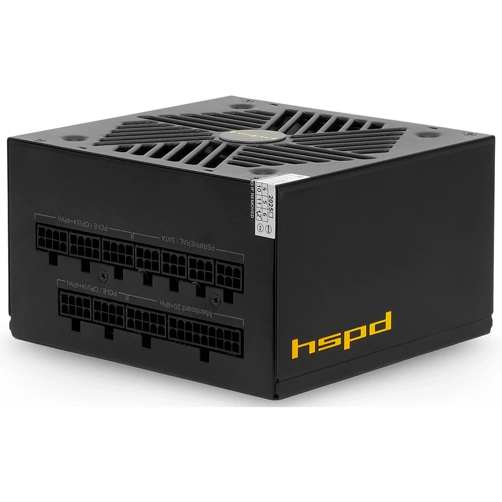 Блок питания HSPD HSK-750GF-BK 750 Вт, 80+ Gold