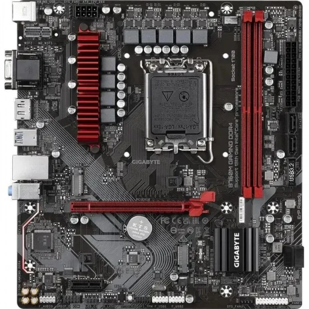 Материнская плата Gigabyte B760M GAMING AC DDR4 B760M GAMING AC DDR4 1.2 Micro-ATX, LGA 1700