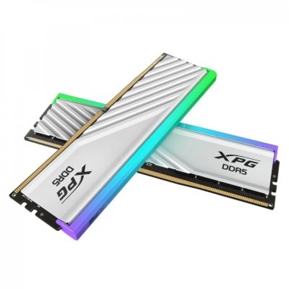 ОЗУ ADATA XPG Lancer Blade RGB White kit 2*16GB AX5U6000C3416G-DTLABRWH DIMM, DDR5, 32 Гб (2 х 16 Гб), 6000 МГц