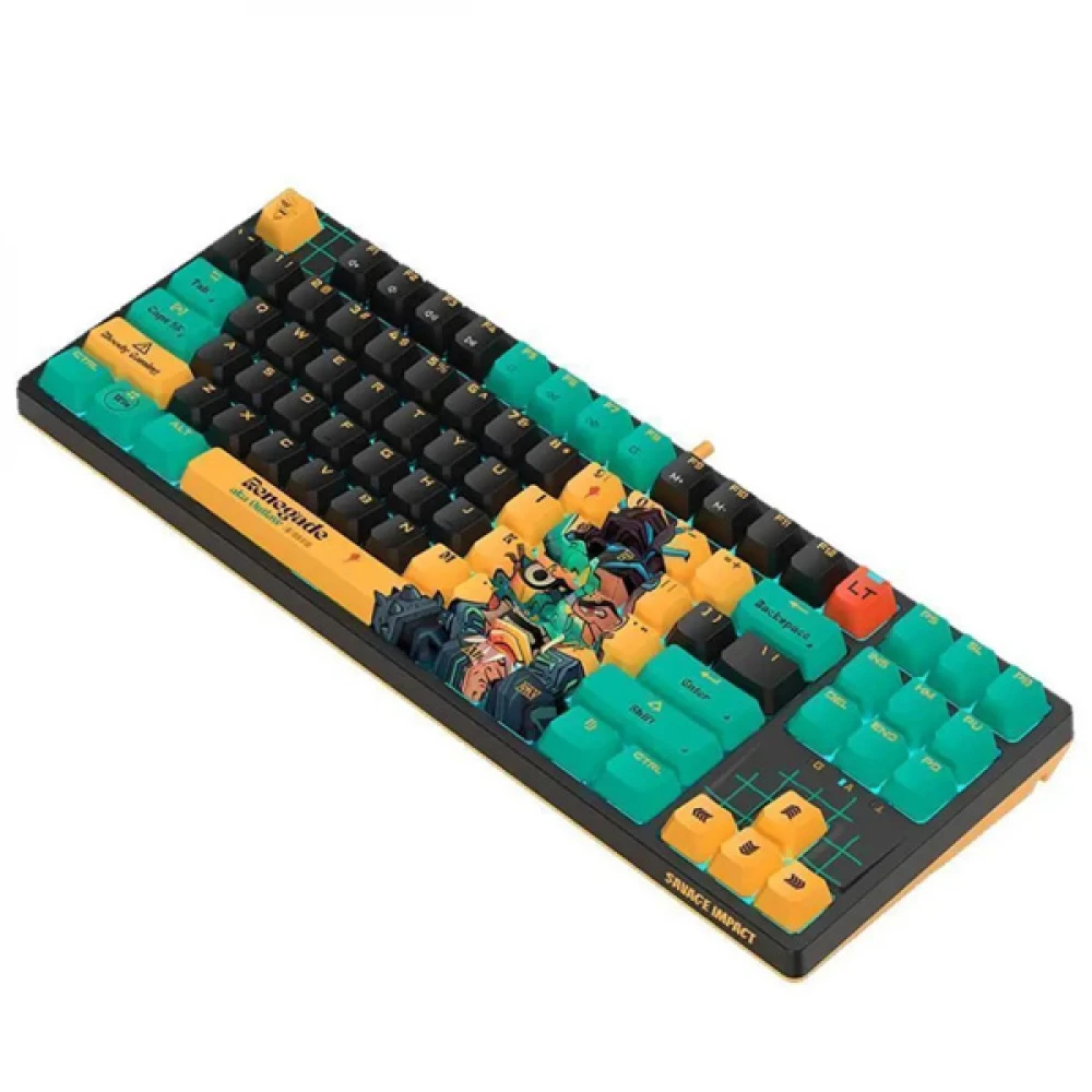 Клавиатура A4Tech AT87 Renegade Black Midnight Проводная, USB
