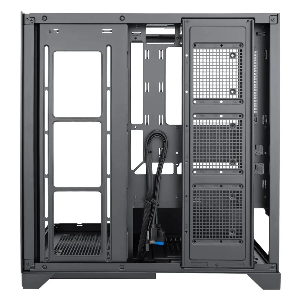 Корпус 1STPLAYER Mi8-BK-3FBR1FBC1 Черный Mid-Tower