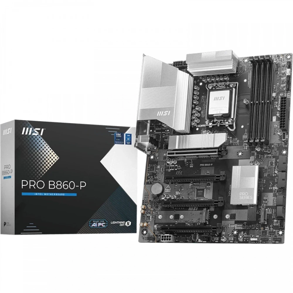 Материнская плата MSI PRO B860-P ATX, LGA 1851
