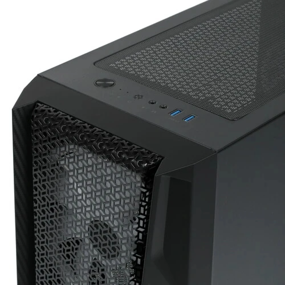 Корпус Aerocool AirHawk Duo Black Duo-G-BK-v1 Mid-Tower