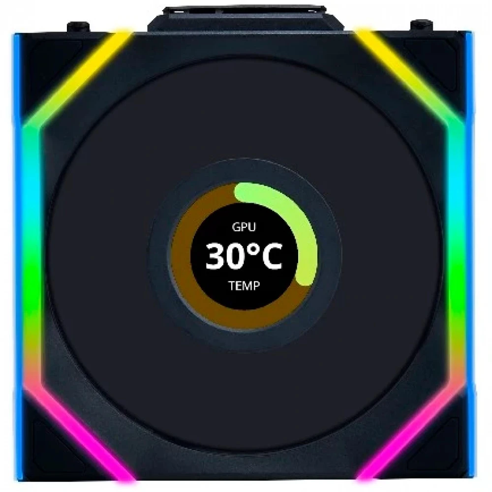 Система охлаждения Lian Li Uni Fan SL Wireless 120 LCD ARGB G99.12SLLCD1W3B.R0 Для системного блока